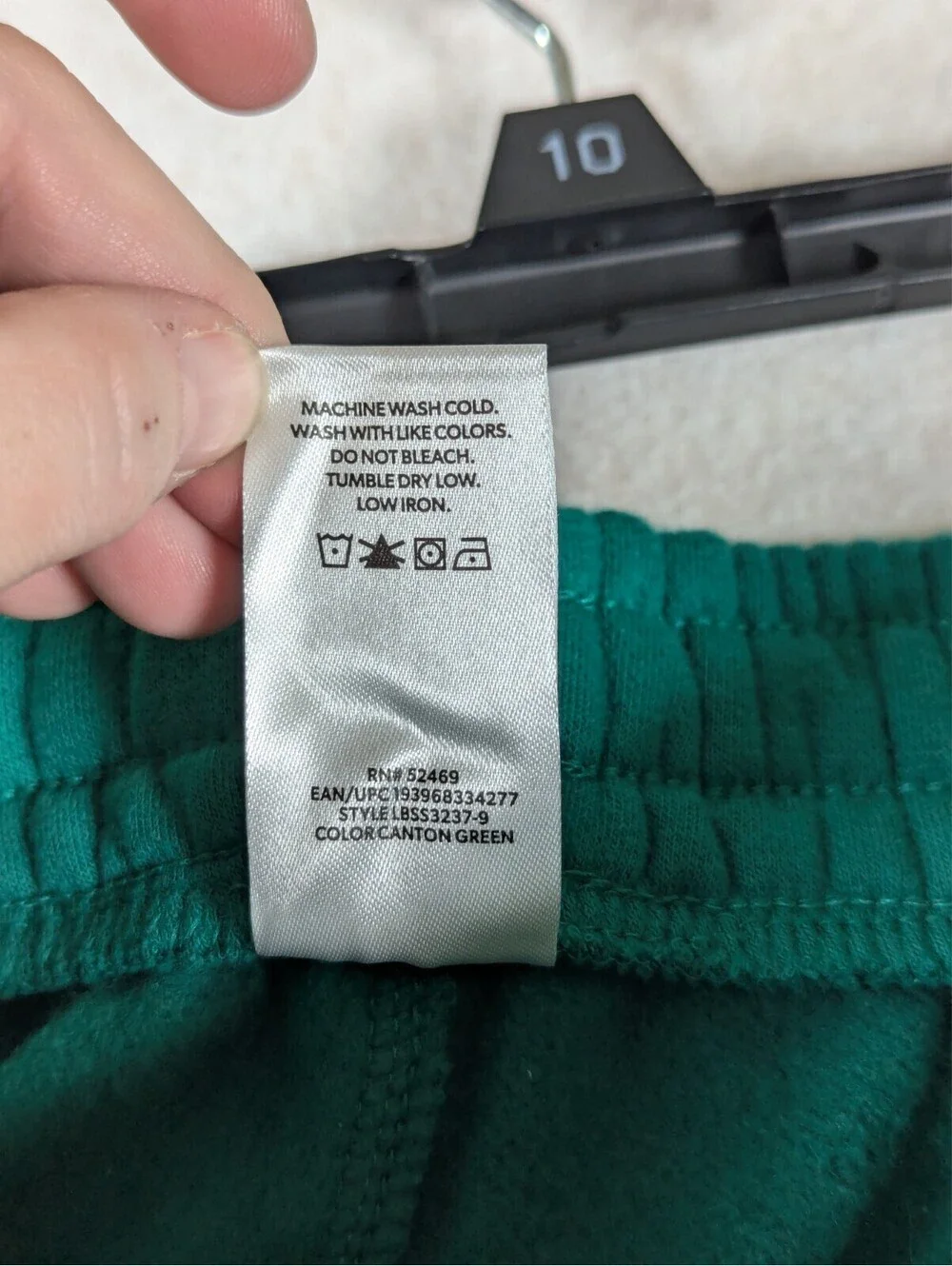 Member's Mark - Men's - Green Classic Fit - Pocket Tech Fleece Pants - Size XXL